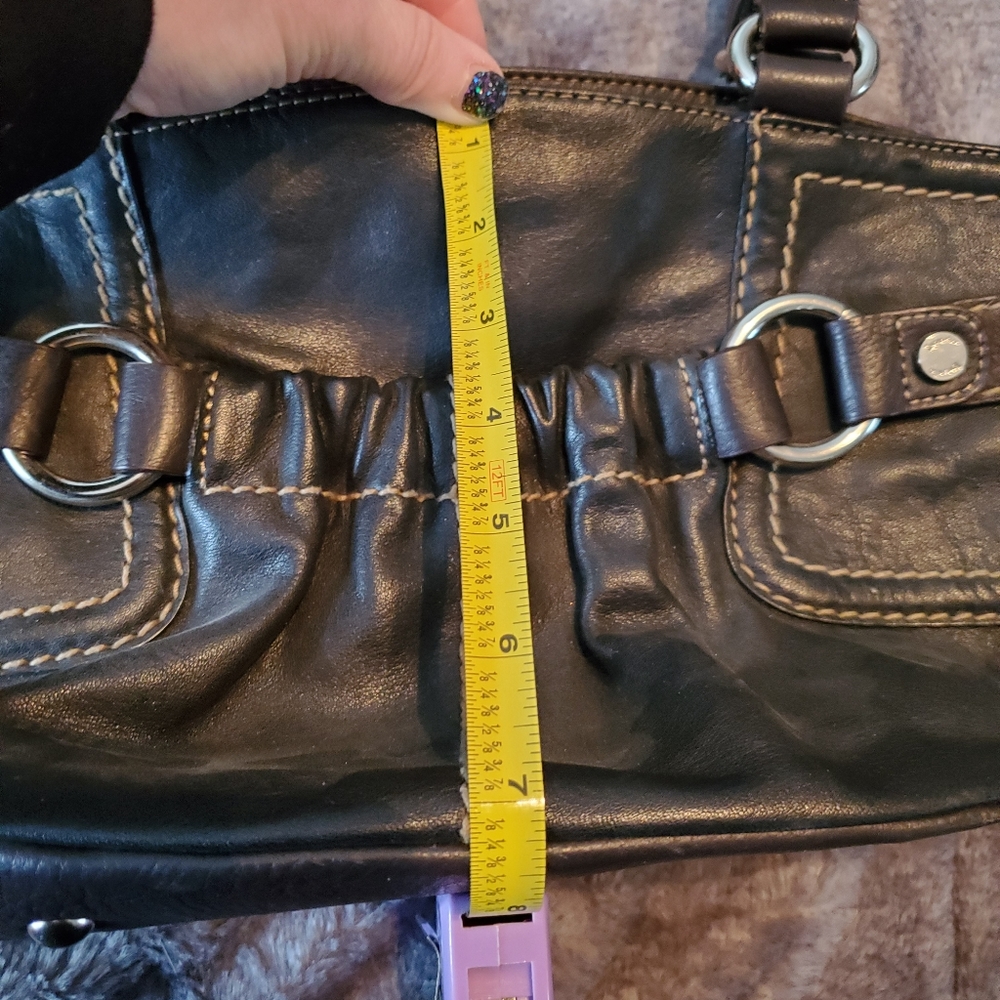 Tiganello brown leather purse and wallet